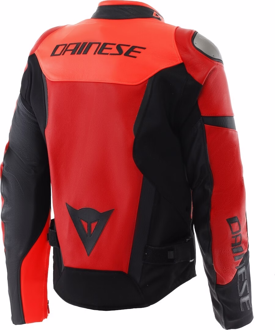 Dainese m. motoristična jakna IPERATTIVA textil/usnje Rdeča Fluo/Črna 52