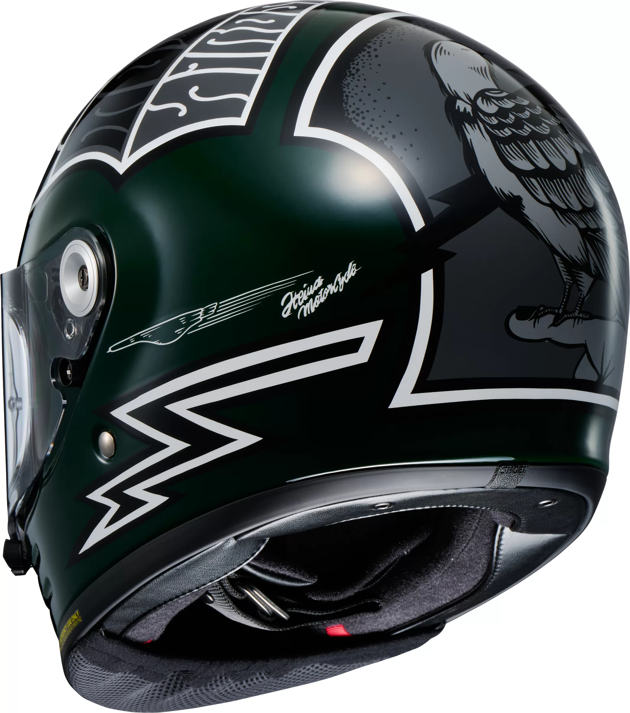 SHOEI integralna motoristična čelada GLAMSTER 06 Heiwa TC-4 Zelena/Siva/Bela L