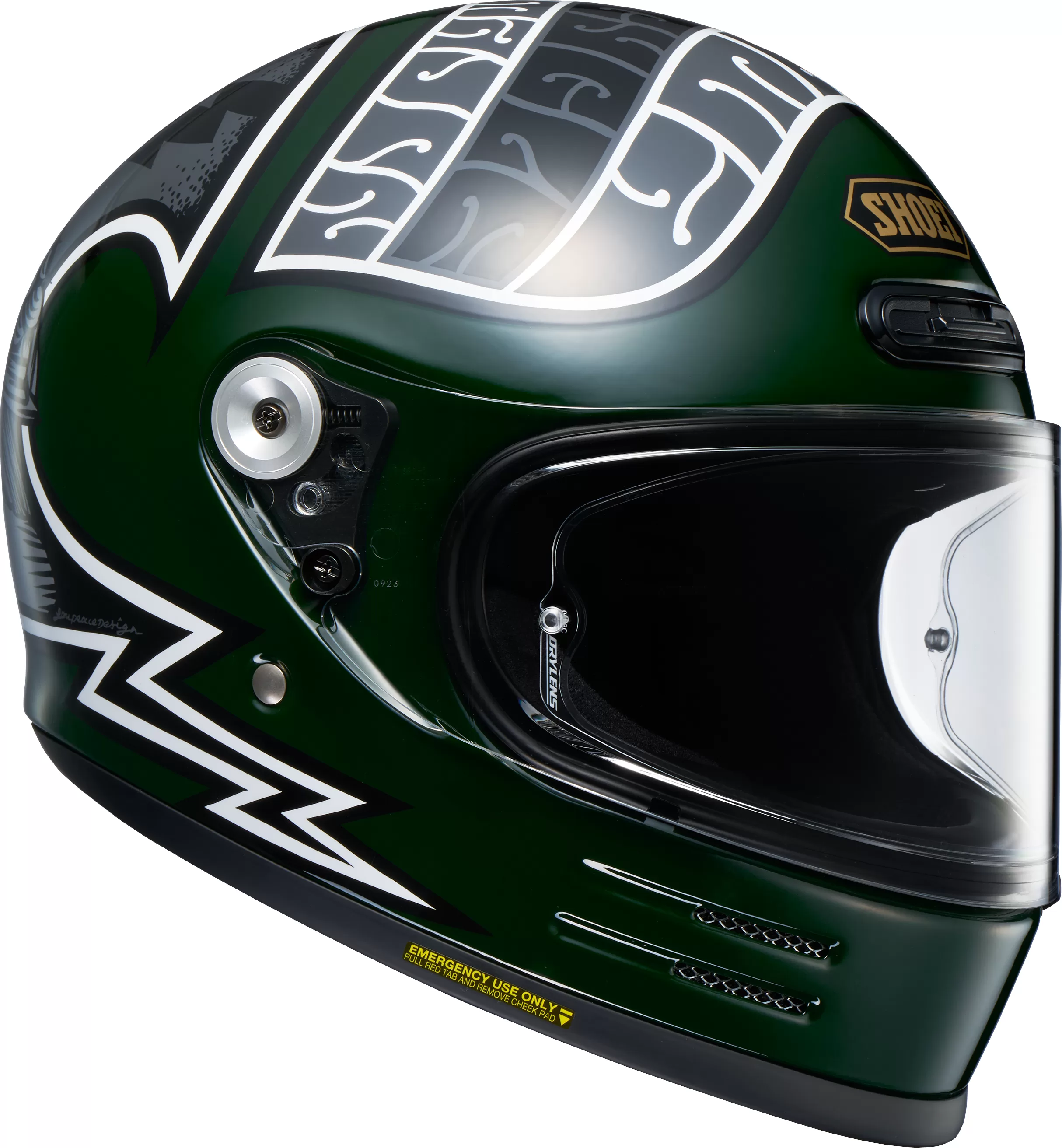 SHOEI integralna motoristična čelada GLAMSTER 06 Heiwa TC-4 Zelena/Siva/Bela S