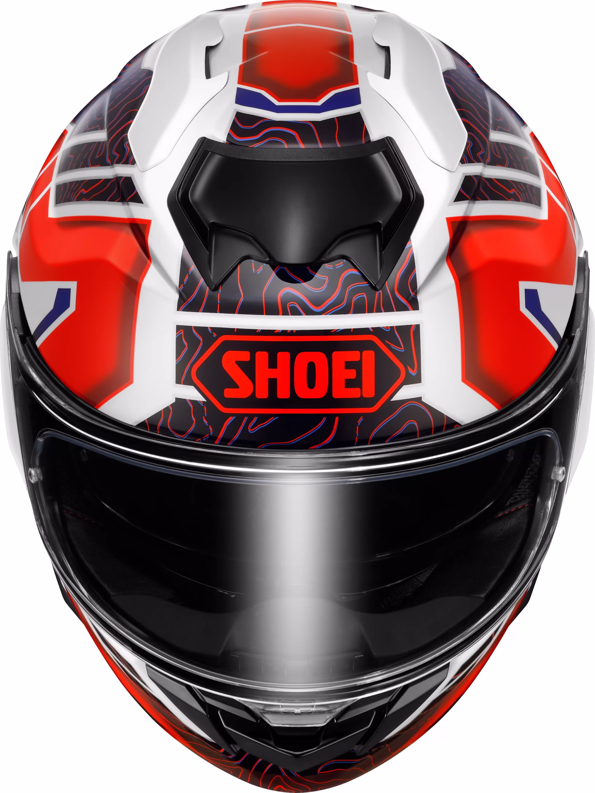SHOEI integralna motoristična čelada GT-AIR 3 Hike TC-10 Bela/Rdeča/Črna 2XL