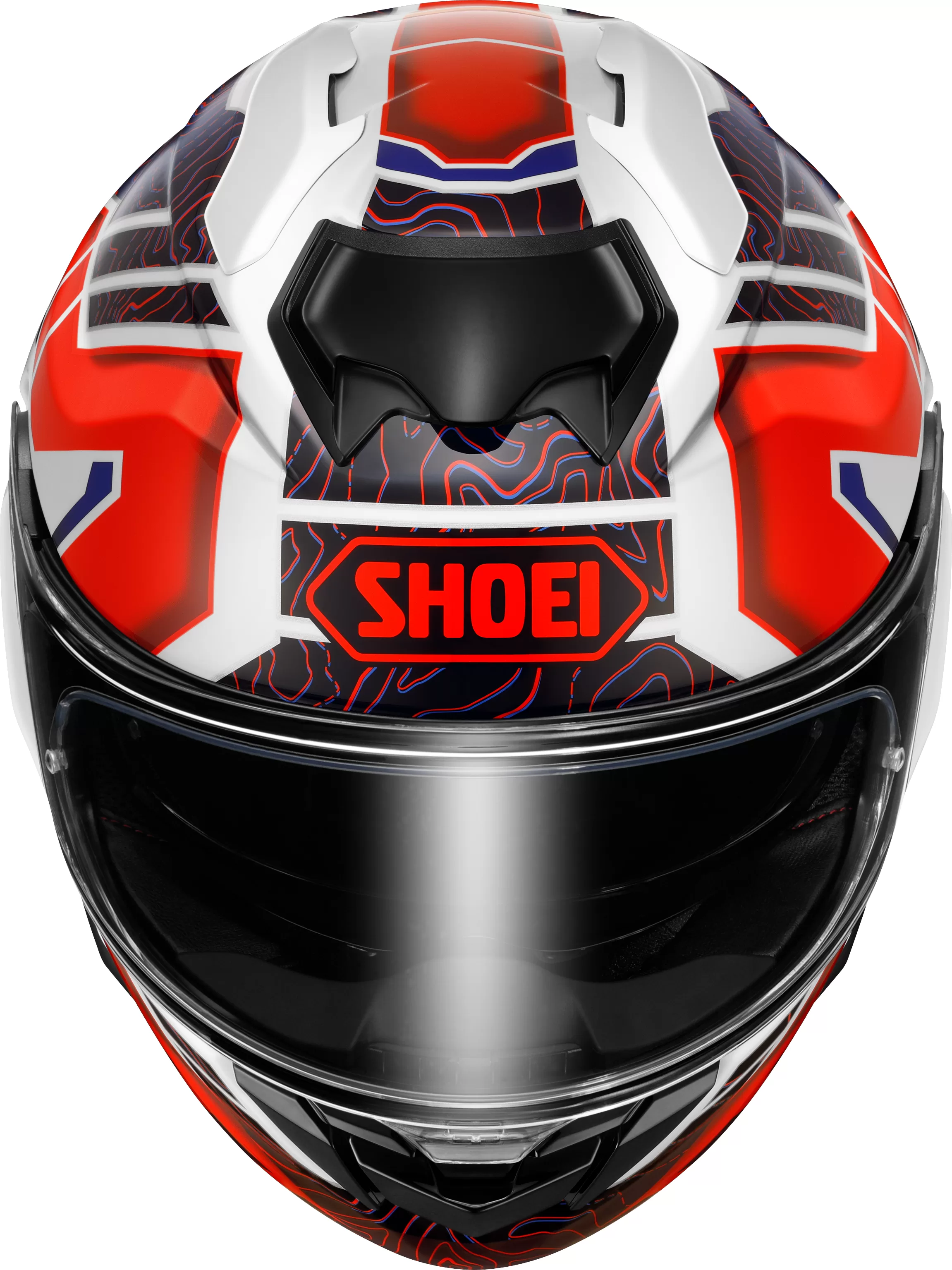 SHOEI integralna motoristična čelada GT-AIR 3 Hike TC-10 Bela/Rdeča/Črna M