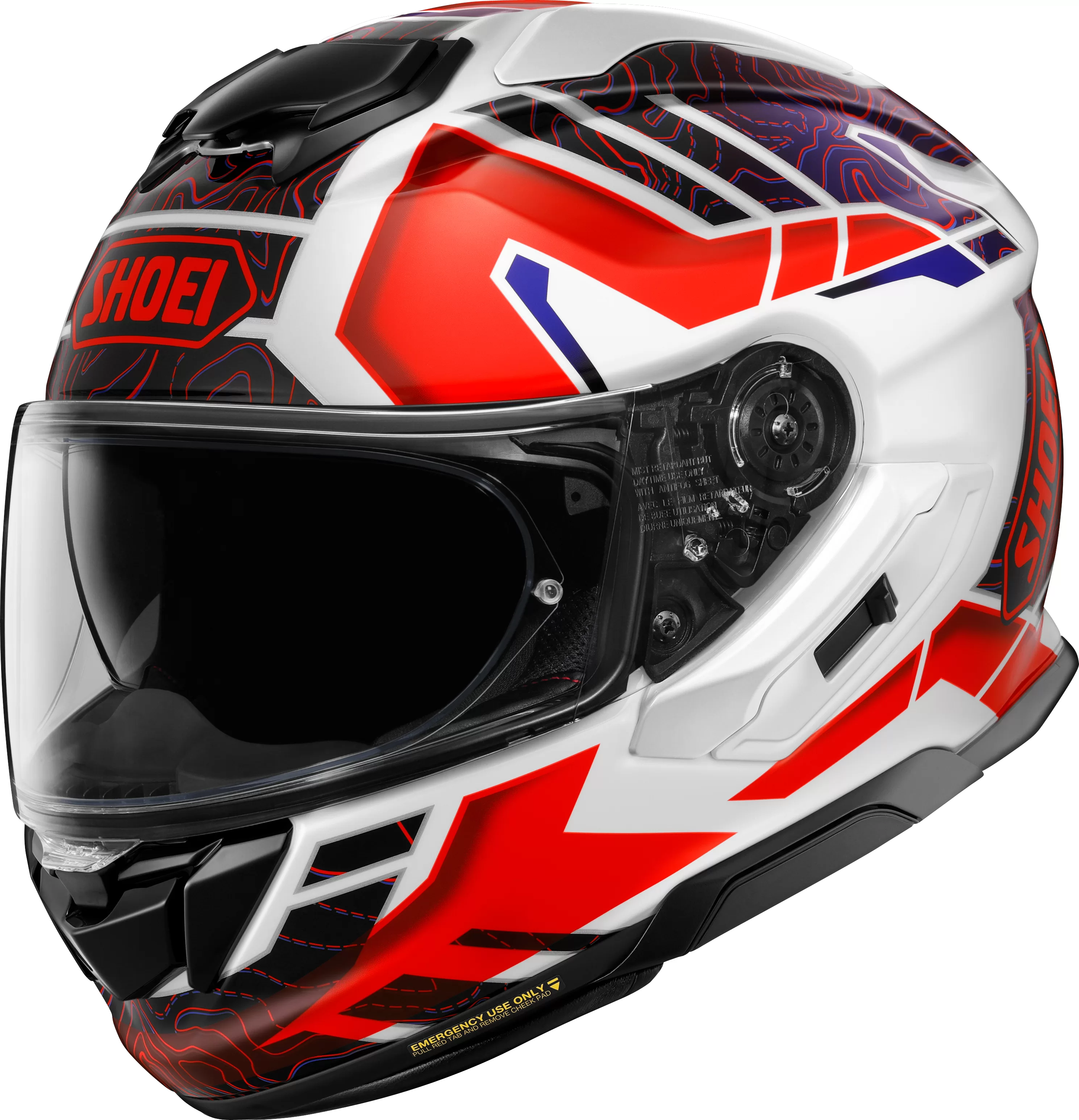 SHOEI integralna motoristična čelada GT-AIR 3 Hike TC-10 Bela/Rdeča/Črna XL