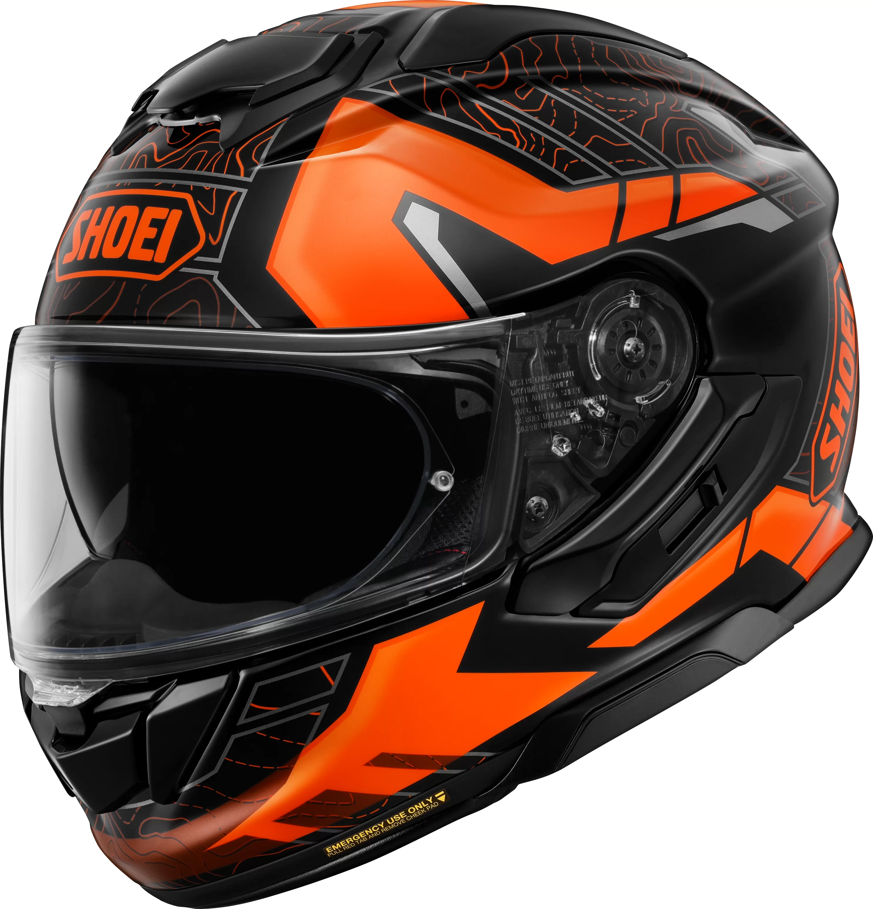 SHOEI integralna motoristična čelada GT-AIR 3 Hike TC-8 Črna/Oranžna XL