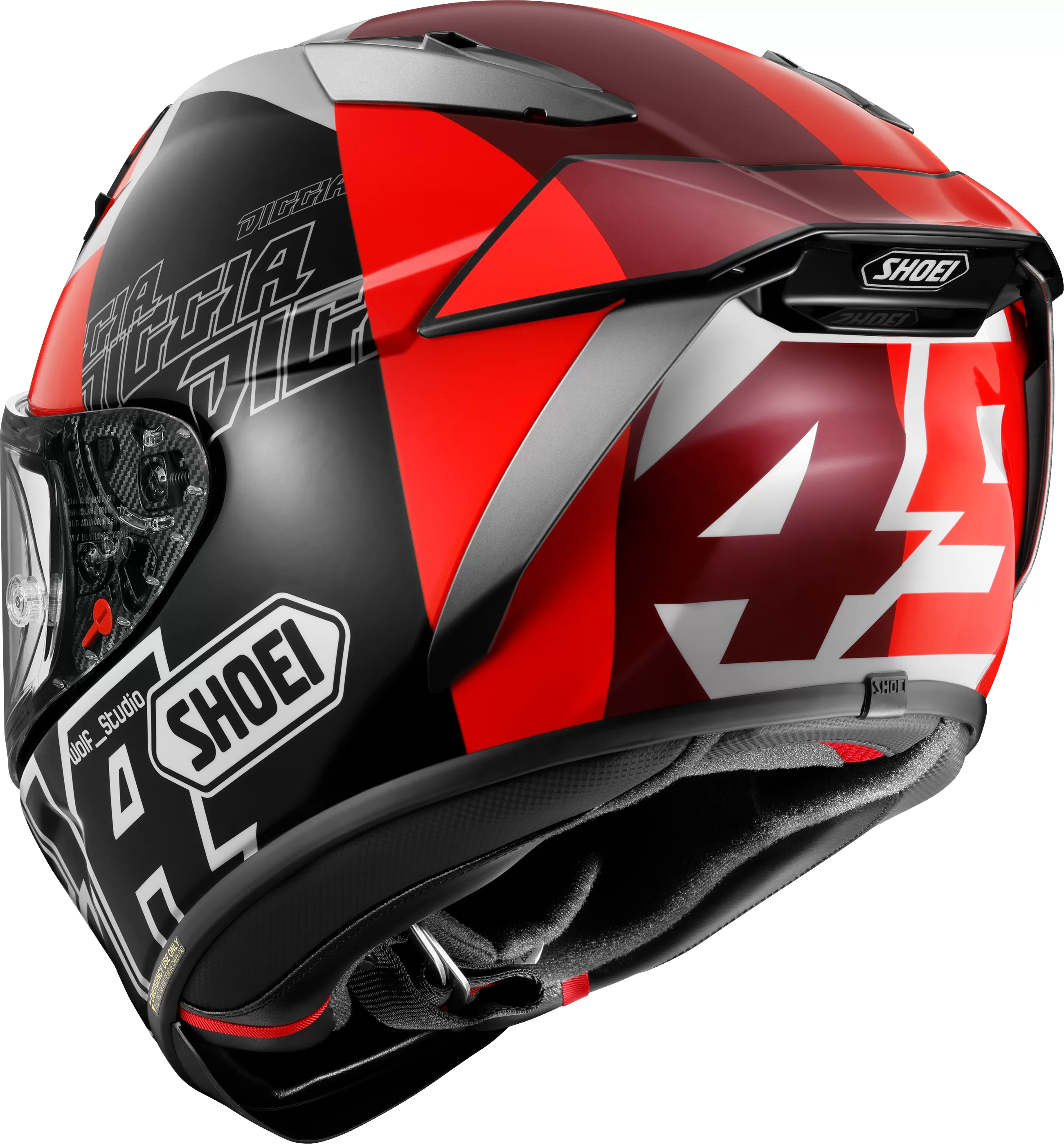 SHOEI integralna motoristična čelada X-SPR PRO Diggia 2 TC-1 Črna/Rdeča/Bela L