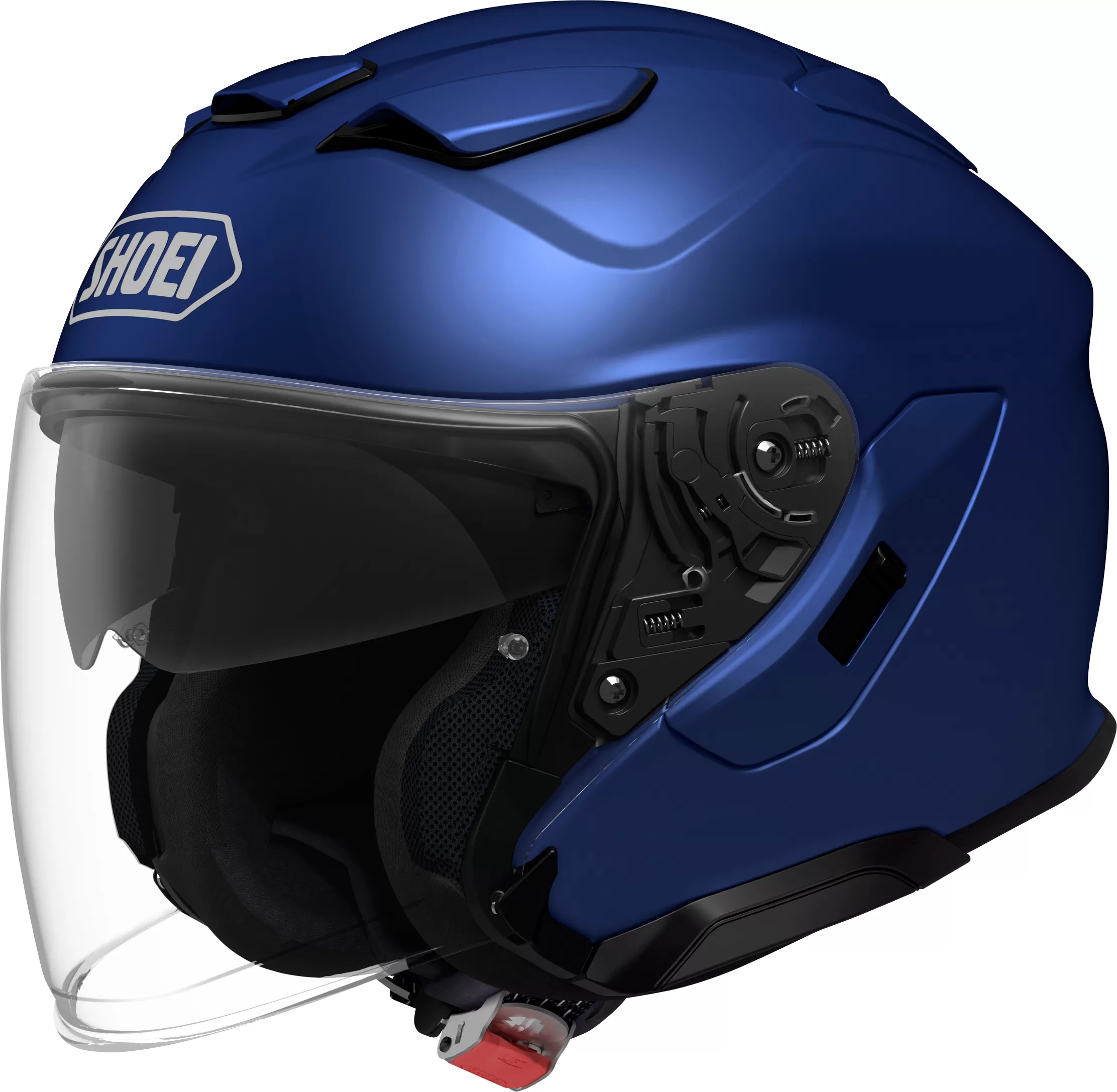 SHOEI jet motoristična čelada J-CRUISE 3 Mat Blue Metallic Modra Mat Metalic XL