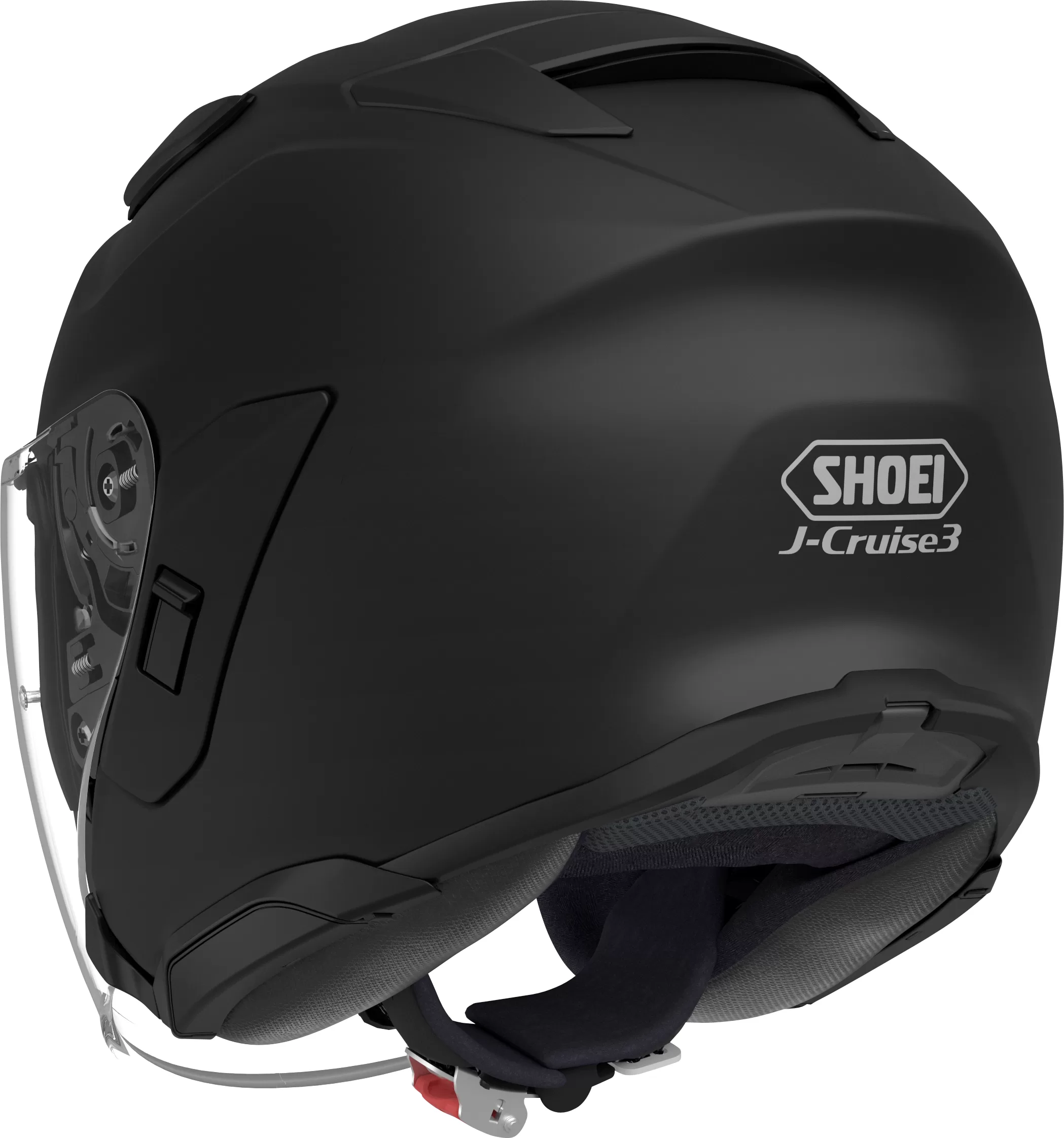 SHOEI jet motoristična čelada J-CRUISE 3 MATT Black Črna Mat 2XL