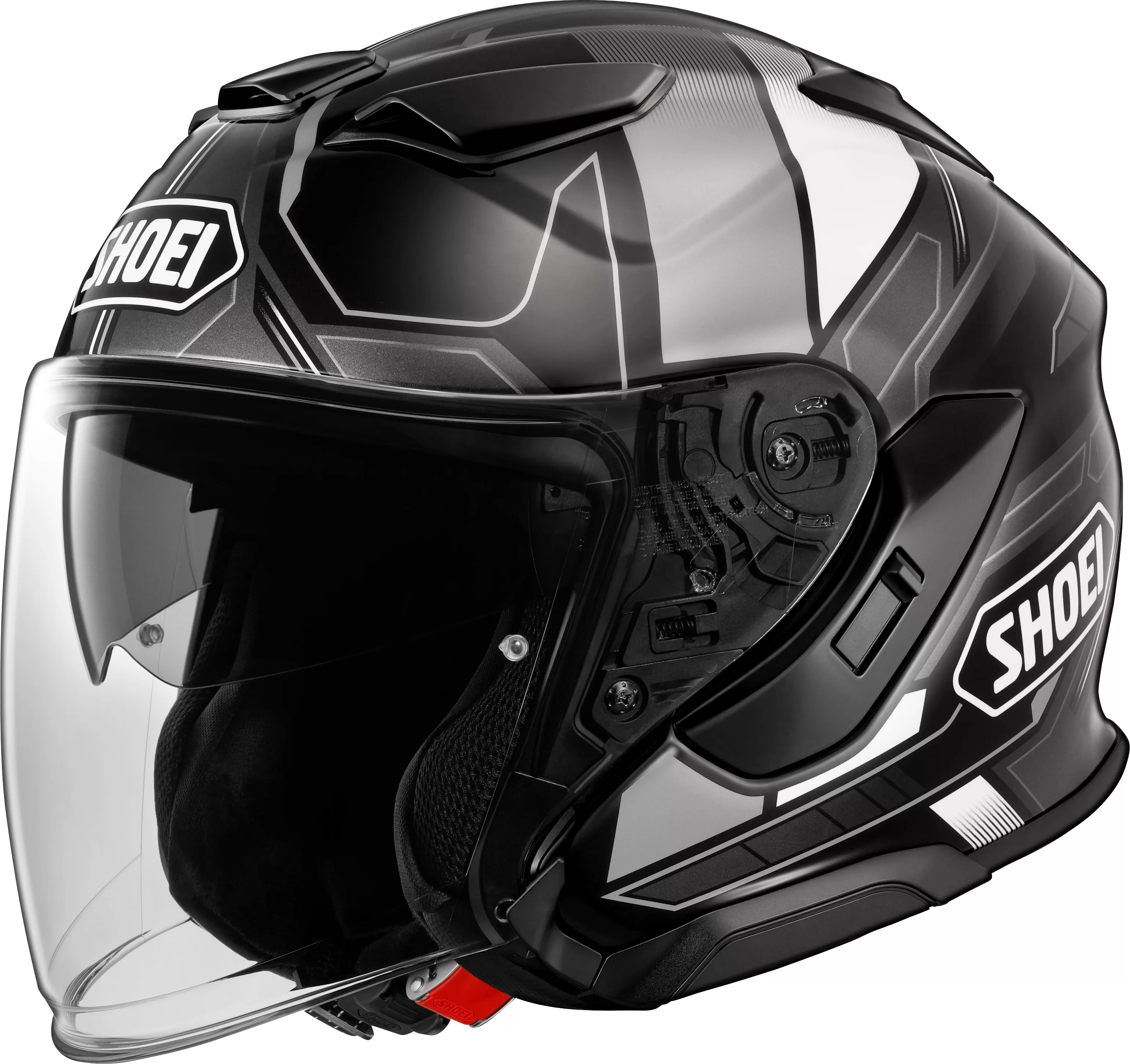 SHOEI jet motoristična čelada J-CRUISE 3 Whizzy TC-5 Črna/Siva 2XL