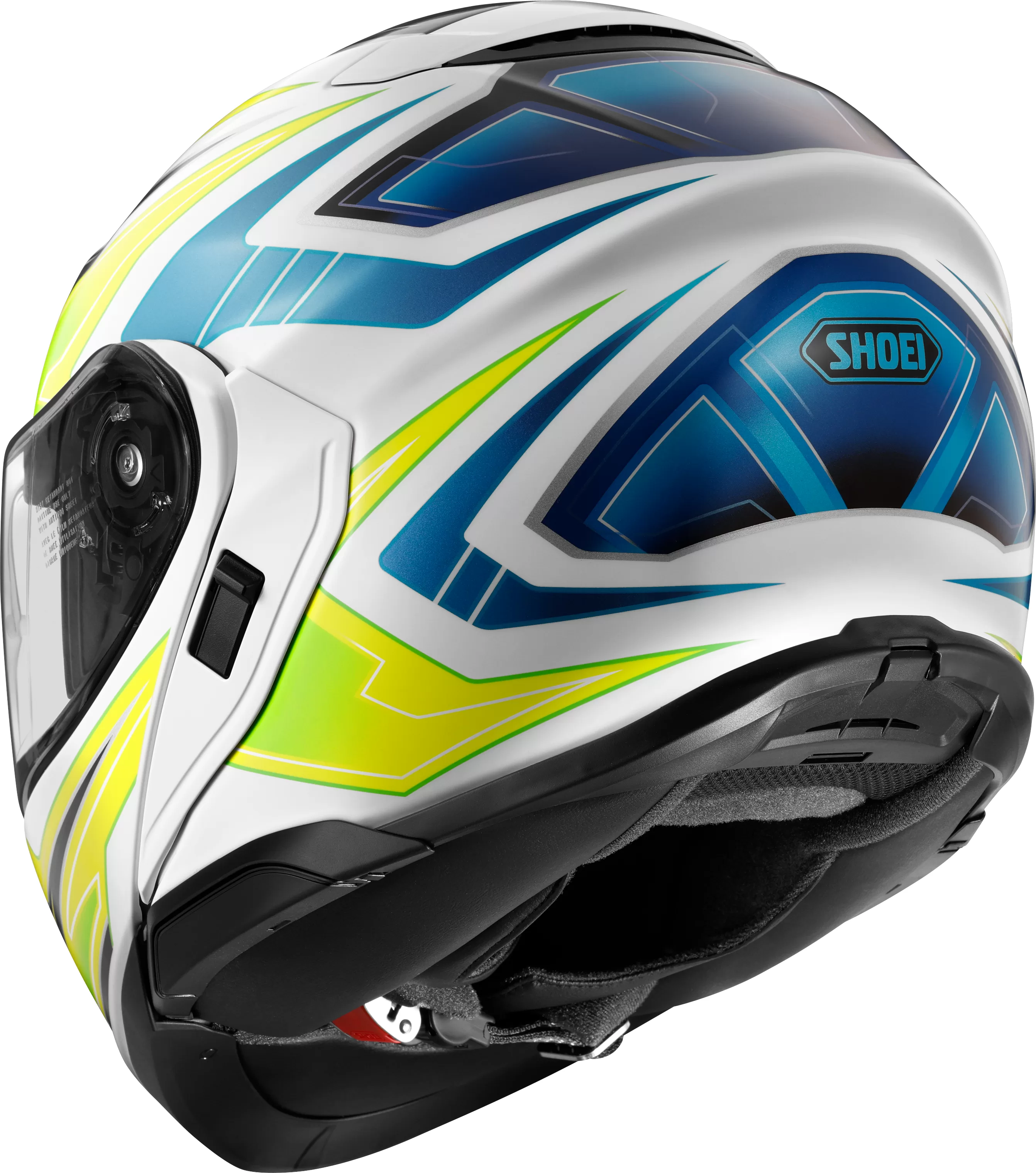 SHOEI preklopna motoristična čelada NEOTEC 3 Anthem TC-3 Bela/Modra/Rumena/Zelena M