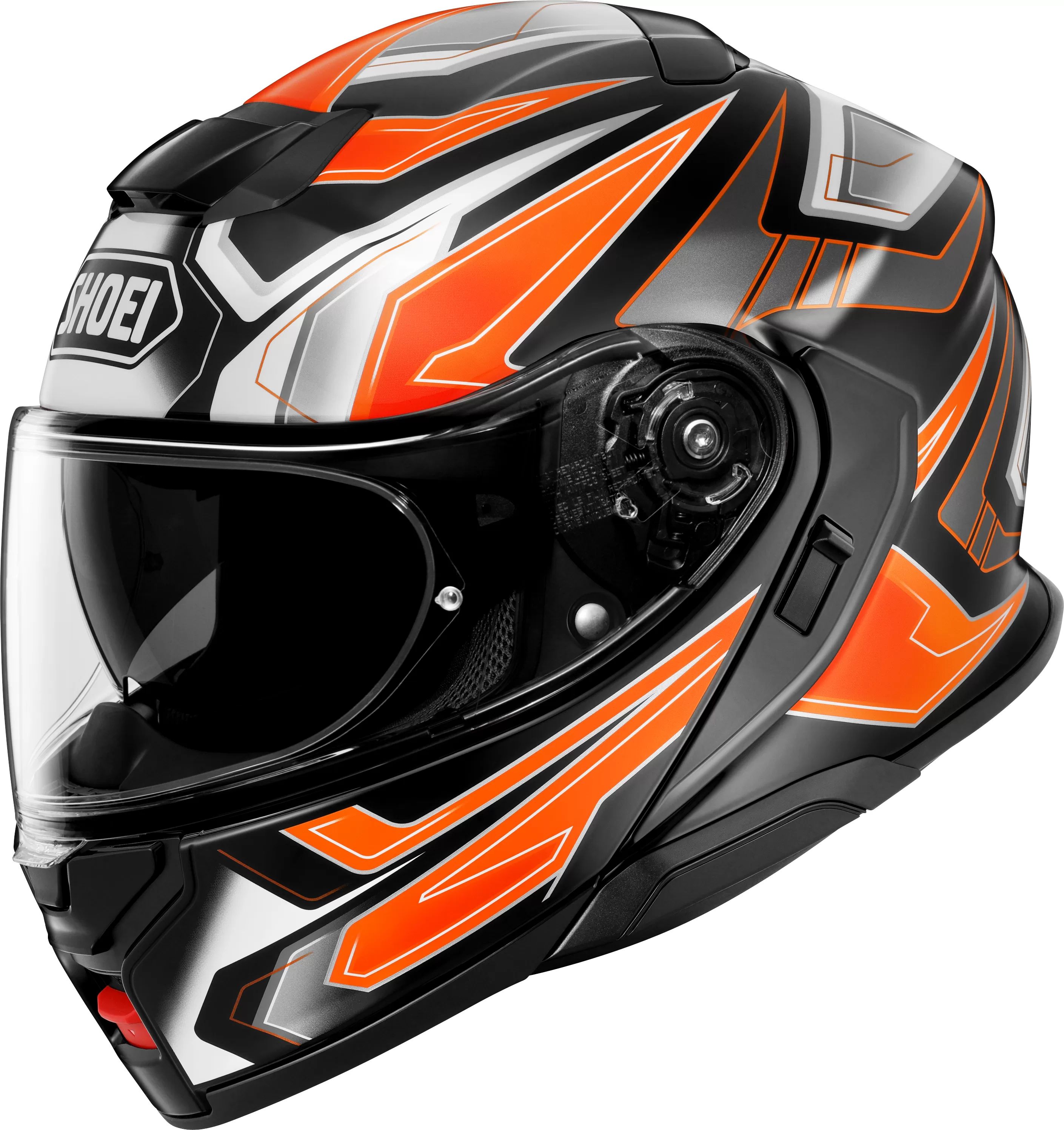 SHOEI preklopna motoristična čelada NEOTEC 3 Anthem TC-8 Črna/Oranžna/Bela M