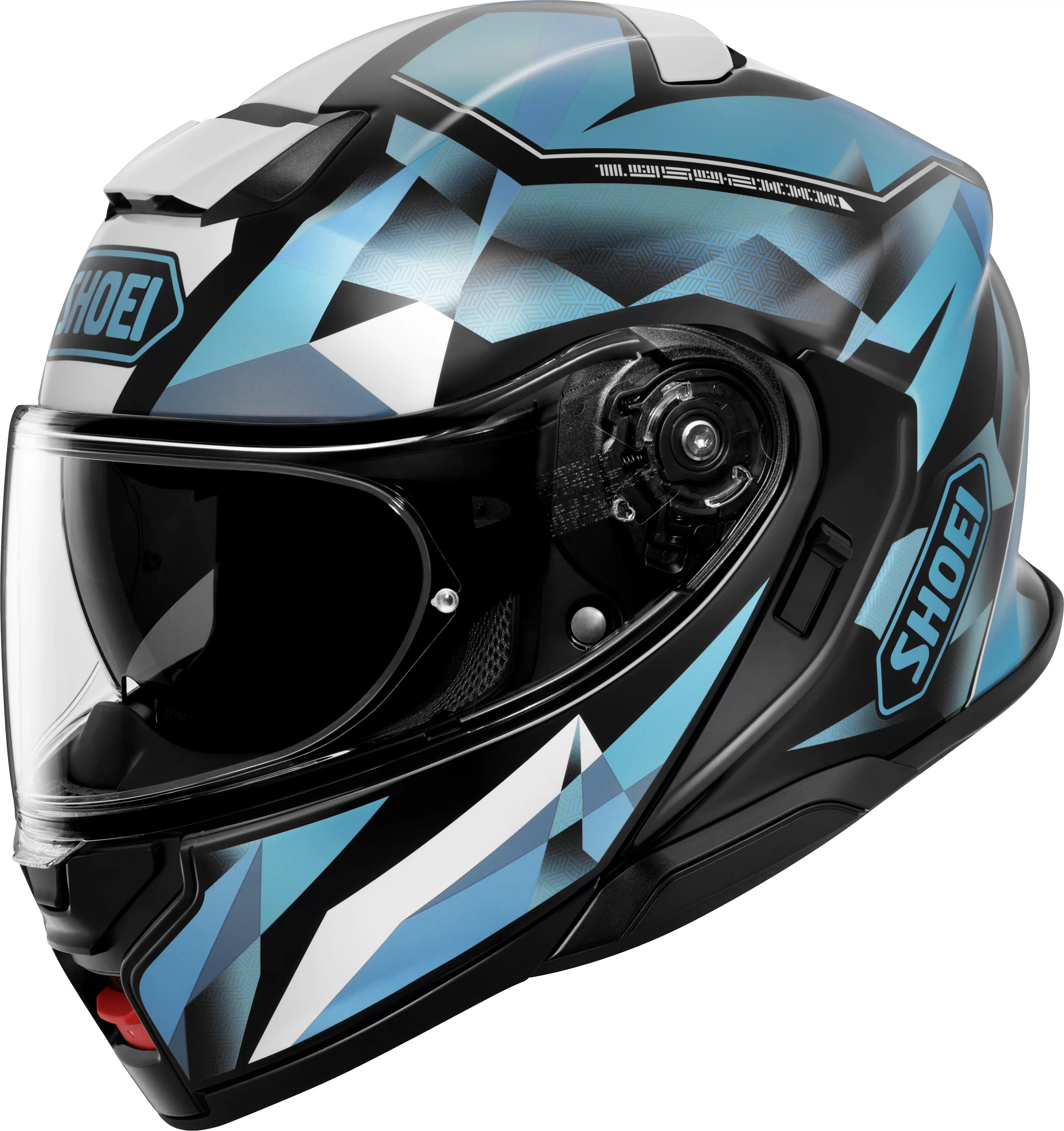 SHOEI preklopna motoristična čelada NEOTEC 3 Fragmets TC-2 Črna/Modra M
