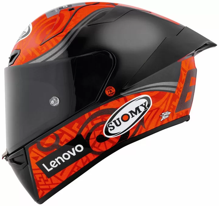 Ducati integralna motoristična čelada BAGNAIA Replica 24 Rdeča/Črna/Bela/Siva XL