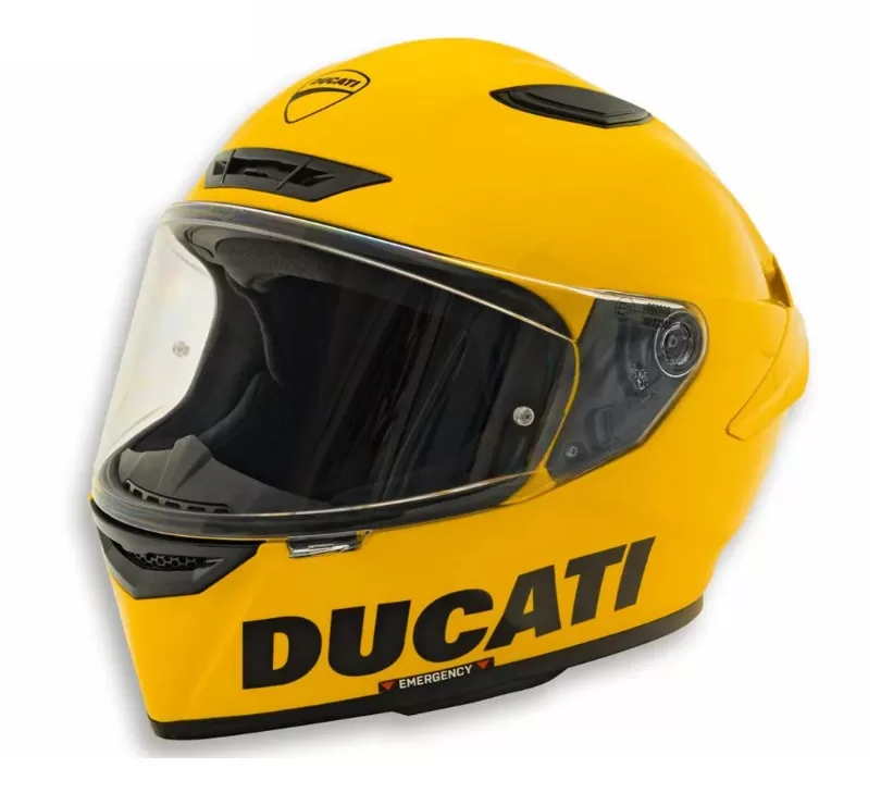 Ducati integralna motoristična čelada LOGO yellow by Suomy Rumena 2XL