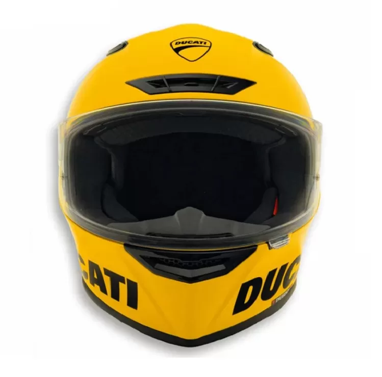 Ducati integralna motoristična čelada LOGO yellow by Suomy Rumena XS