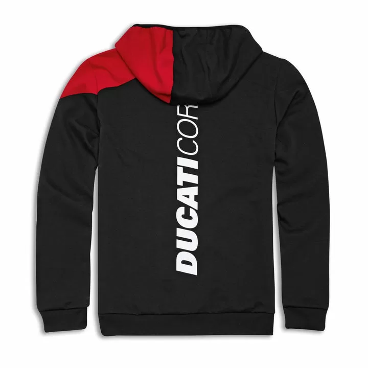Ducati m. jopa s kapuco CORSE SPORT Črna/Rdeča S