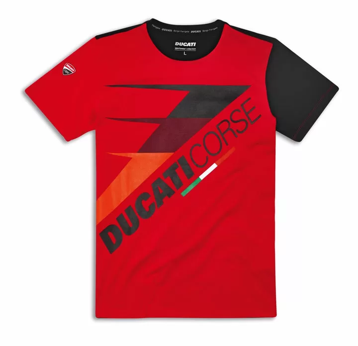 Ducati m. T-shirt CORSE SPEED Rdeča/Črna M
