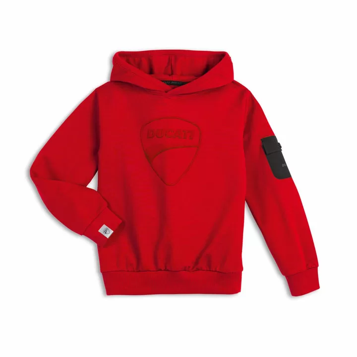 Ducati otroški pulover SWEATSHIRT FUTURE 5.0 s kapuco Rdeča 12