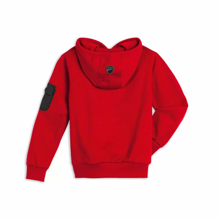 Ducati otroški pulover SWEATSHIRT FUTURE 5.0 s kapuco Rdeča 12