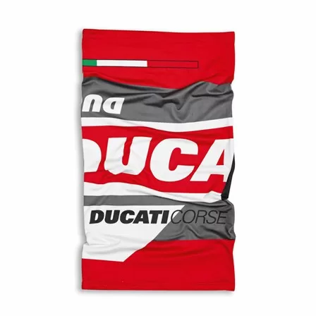 Ducati ovratnik Rdeča/Bela/Siva