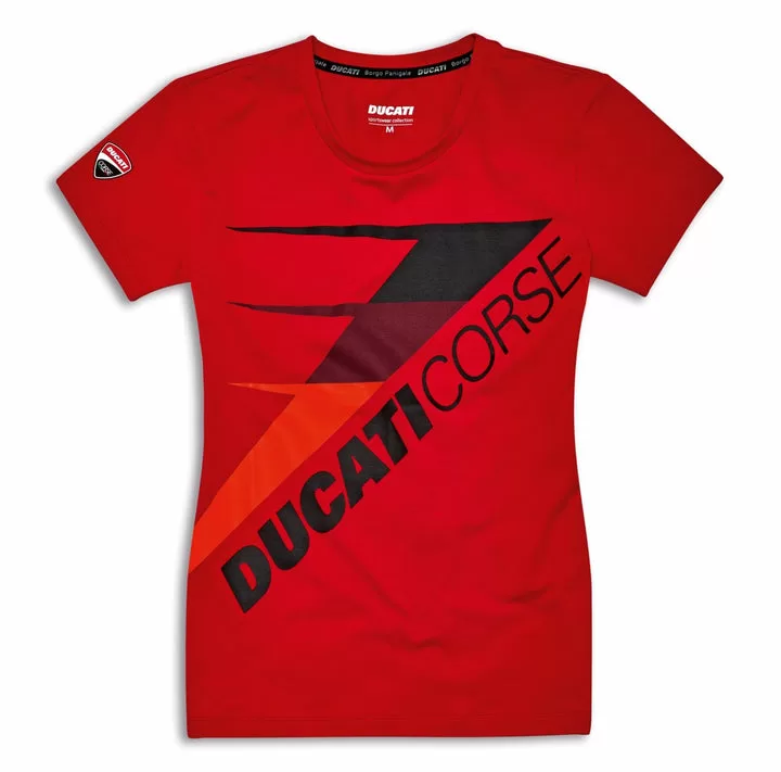 Ducati ž. T-shirt CORSE SPEED Rdeča/Črna M