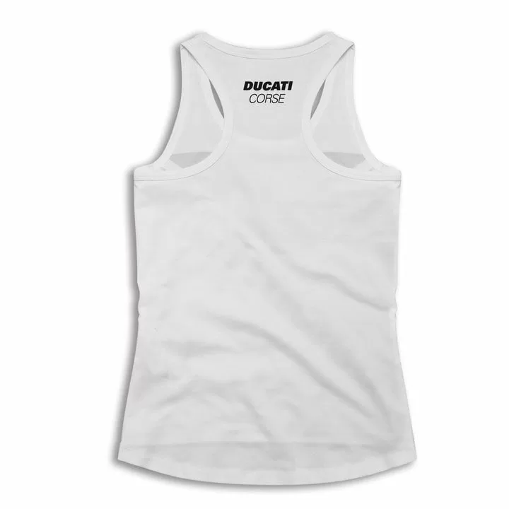 Ducati ž. TANK-top CORSE SPEED Bela XS