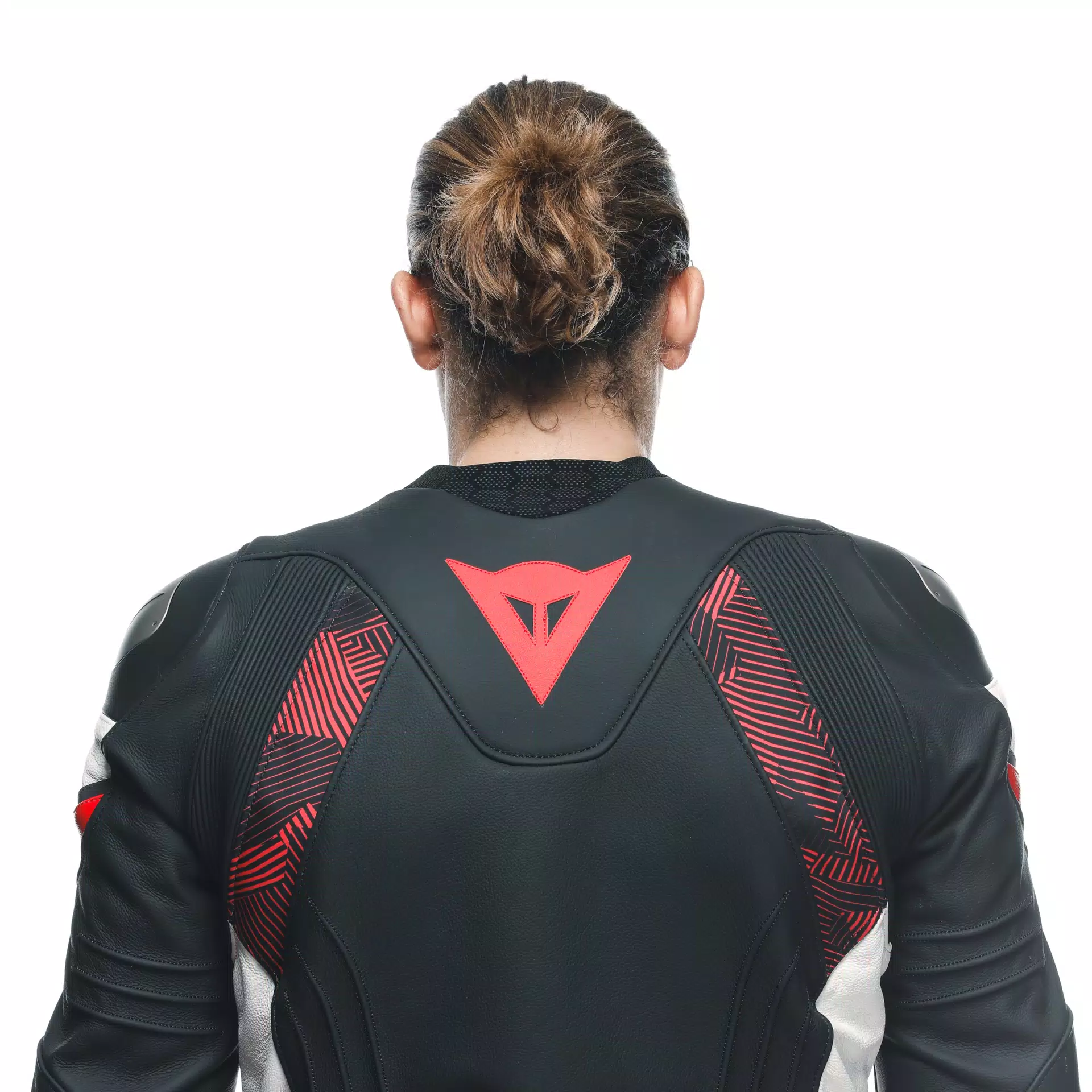 Dainese m. usnjena motoristična jakna AVRO 5 Črna/Rdeča/Bela 60