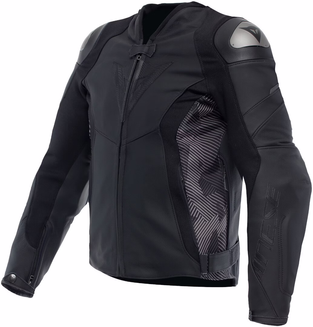 Dainese m. usnjena motoristična jakna AVRO 5 Črna/Siva 48