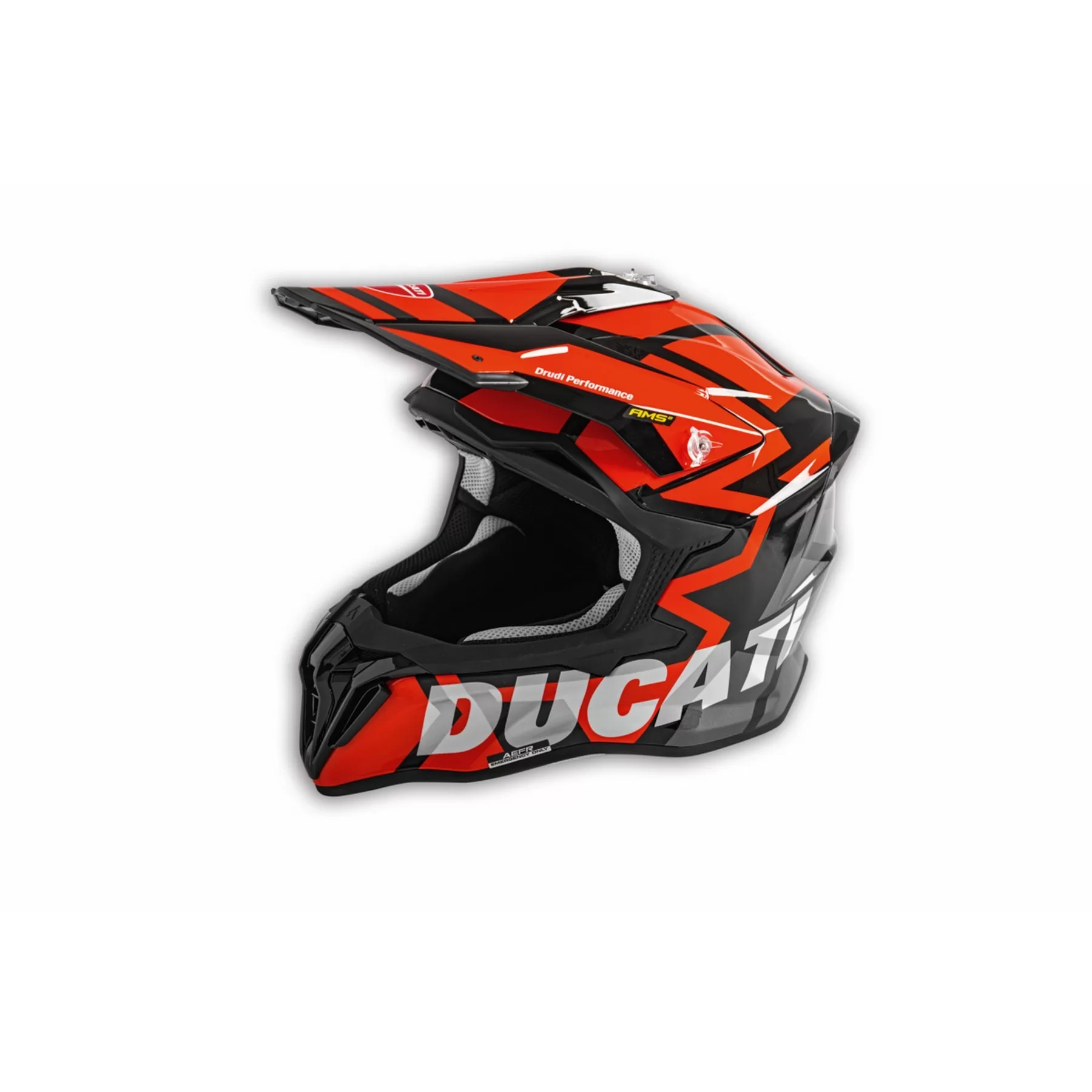 Ducati crossover motoristična čelada JARGON Črna/Rdeča L