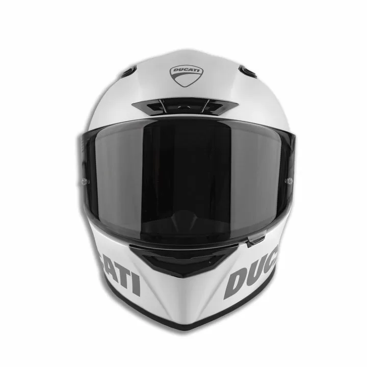 Ducati integralna motoristična čelada LOGO Bela 2XL