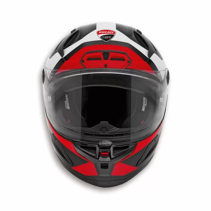 Ducati integralna motoristična čelada SPEED EVO V2 Črna/Bela/Rdeča L