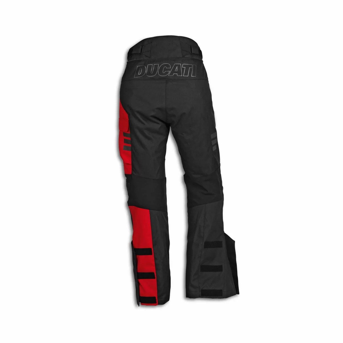 Ducati m. motoristične hlače EXPLORER TEX Črna/Rdeča M