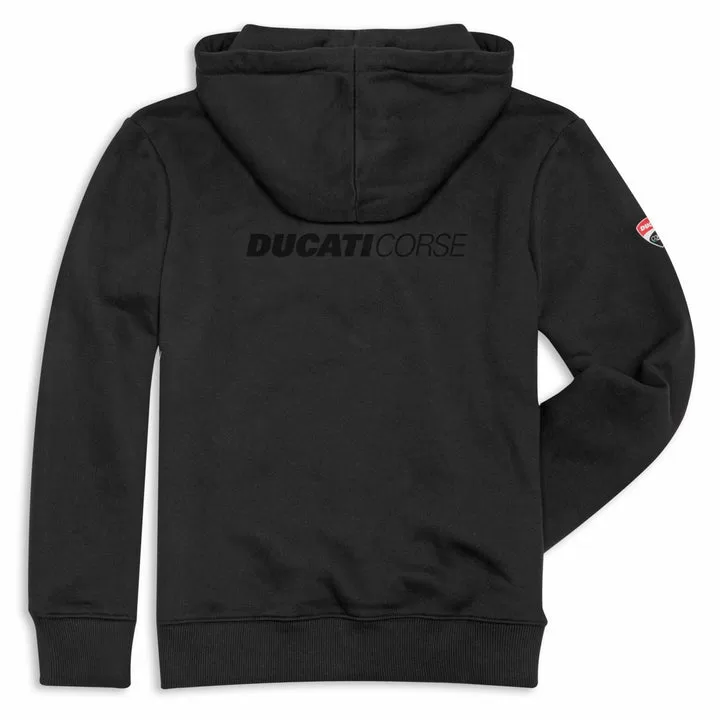 Ducati m. pulover s kapuco FOGGY 2.0 Črna S