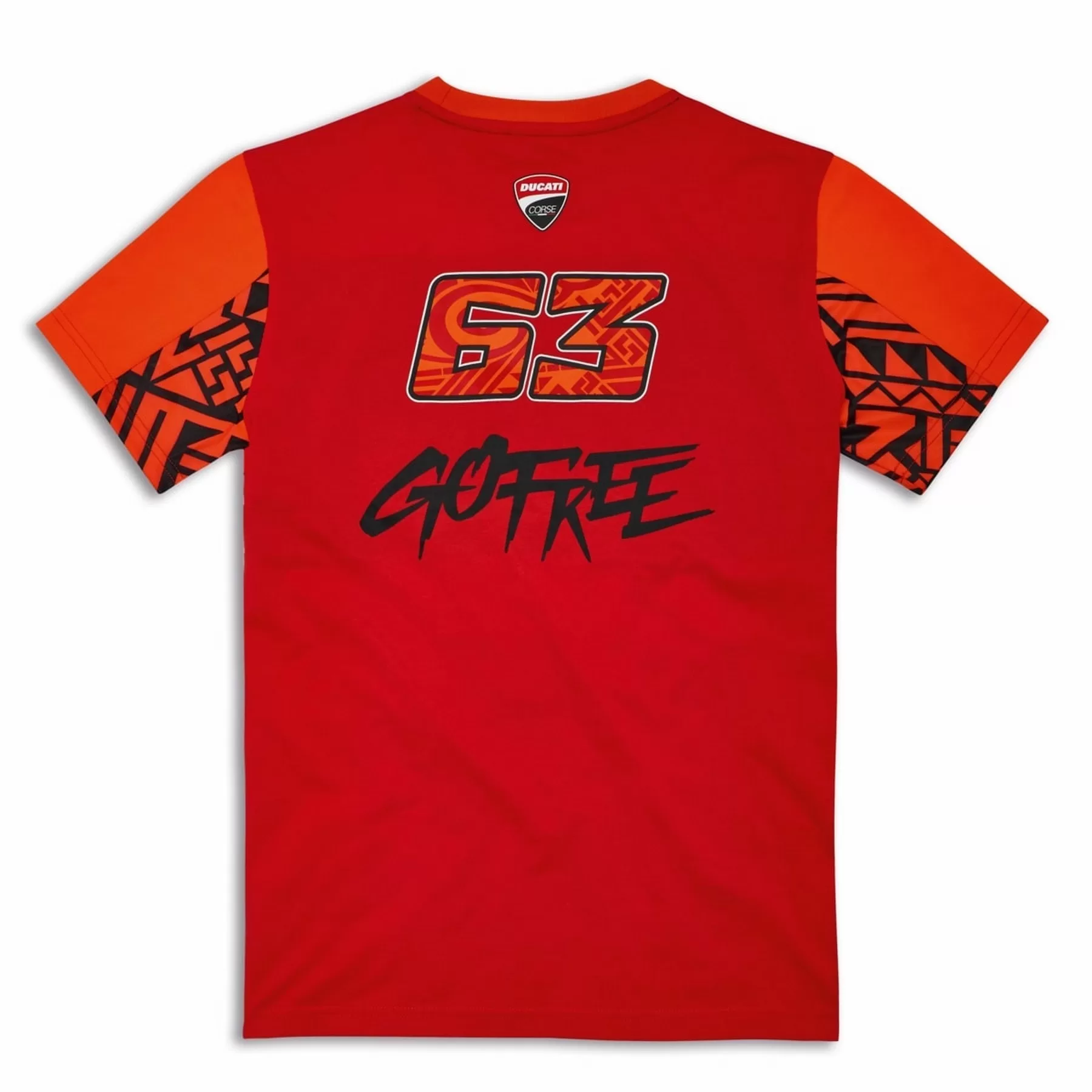 Ducati m. T-shirt DUAL PB63 Rdeča/Črna 2XL