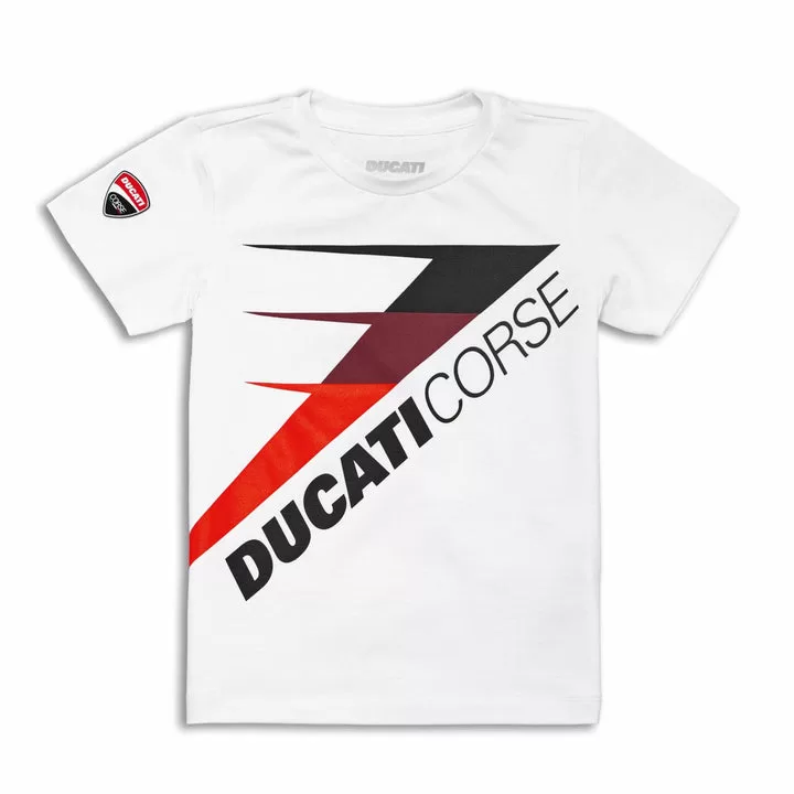 Ducati otroški T-shirt CORSE SPEET KID 25 Bela/Rdeča/Črna 4-6