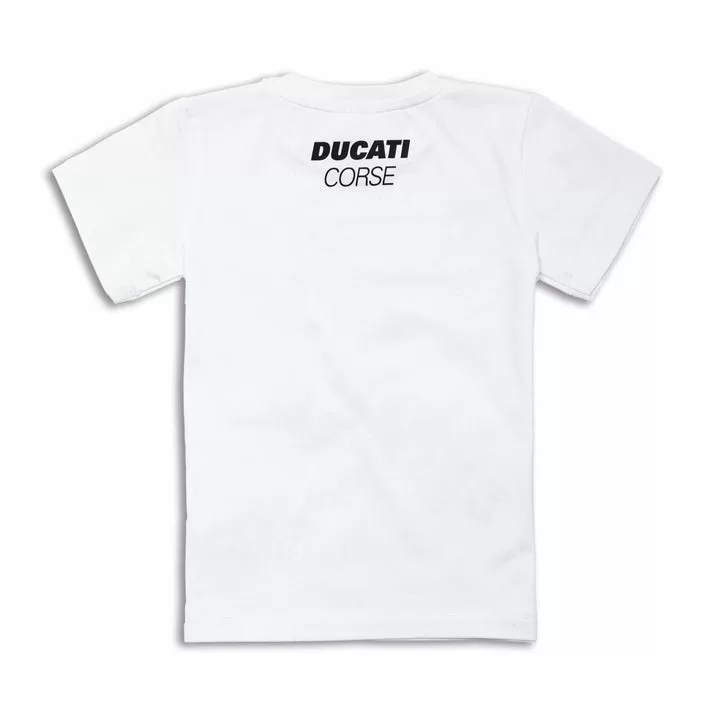 Ducati otroški T-shirt CORSE SPEET KID 25 Bela/Rdeča/Črna 4-6