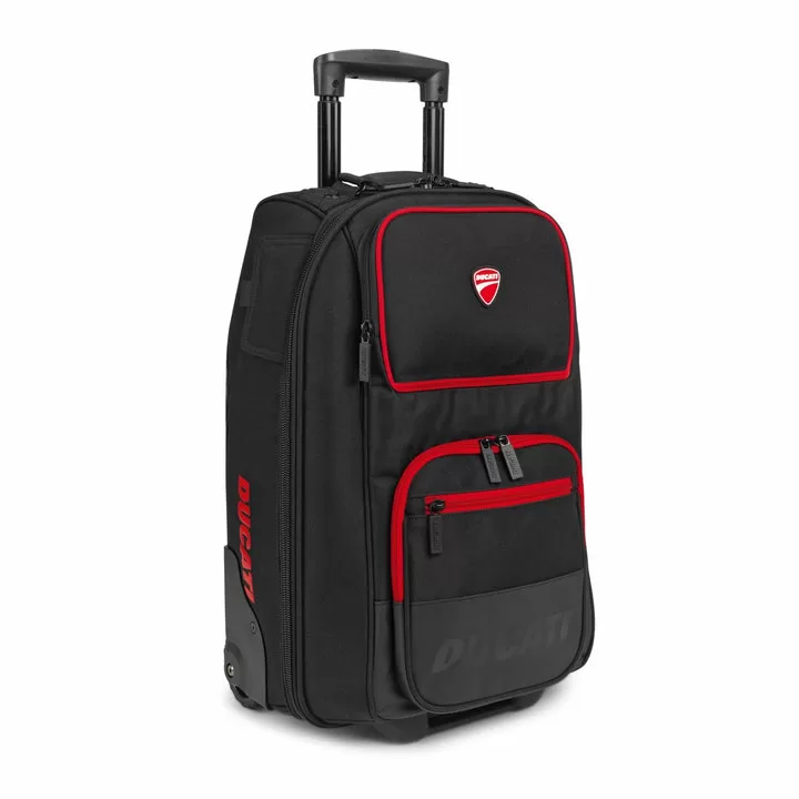 Ducati potovalna torba s kolesi REDLINE T4 TROLLEY Črna