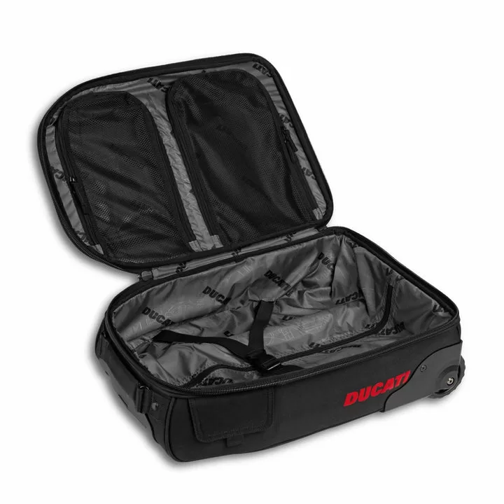 Ducati potovalna torba s kolesi REDLINE T4 TROLLEY Črna