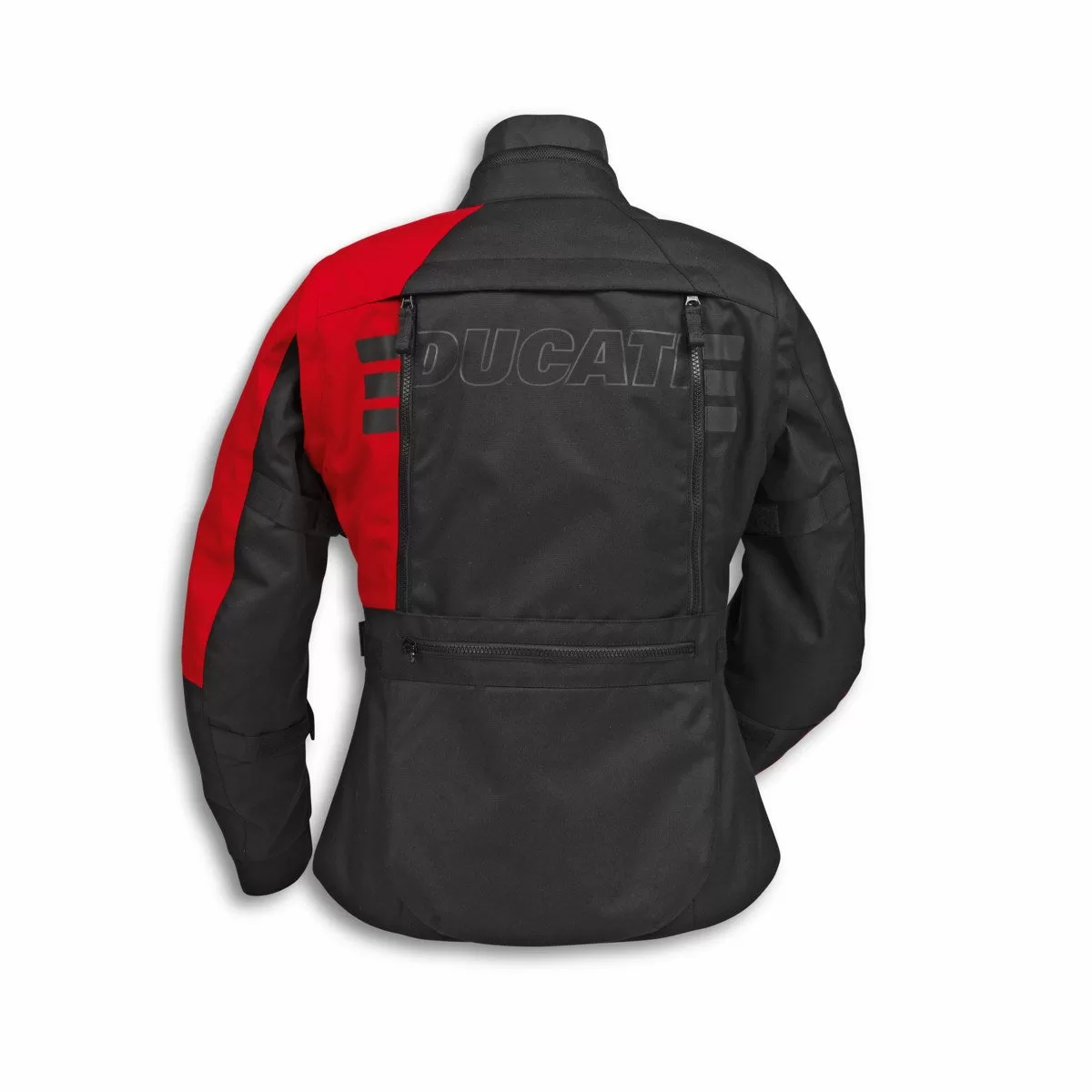 Ducati ž. motoristična jakna EXPLORER Tex Črna/Rdeča XL