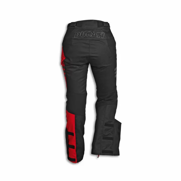 Ducati ž. motoristične hlače EXPLORER Tex Črna/Rdeča L
