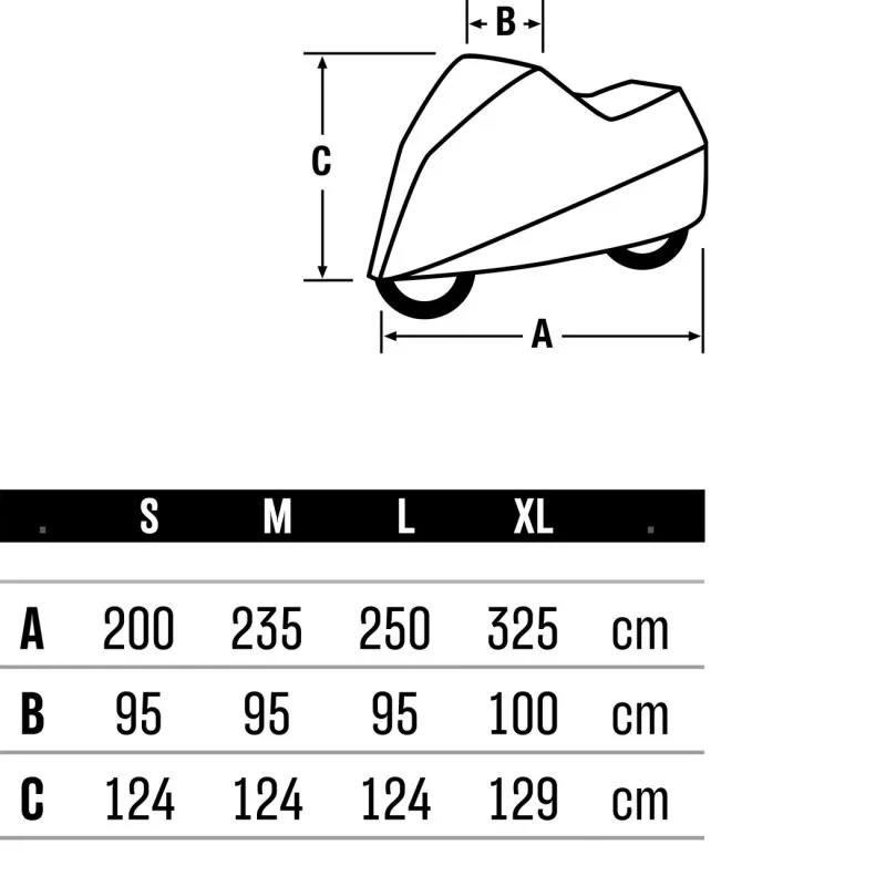 Held pokrivalo motorja Basic 2 Srebrna M