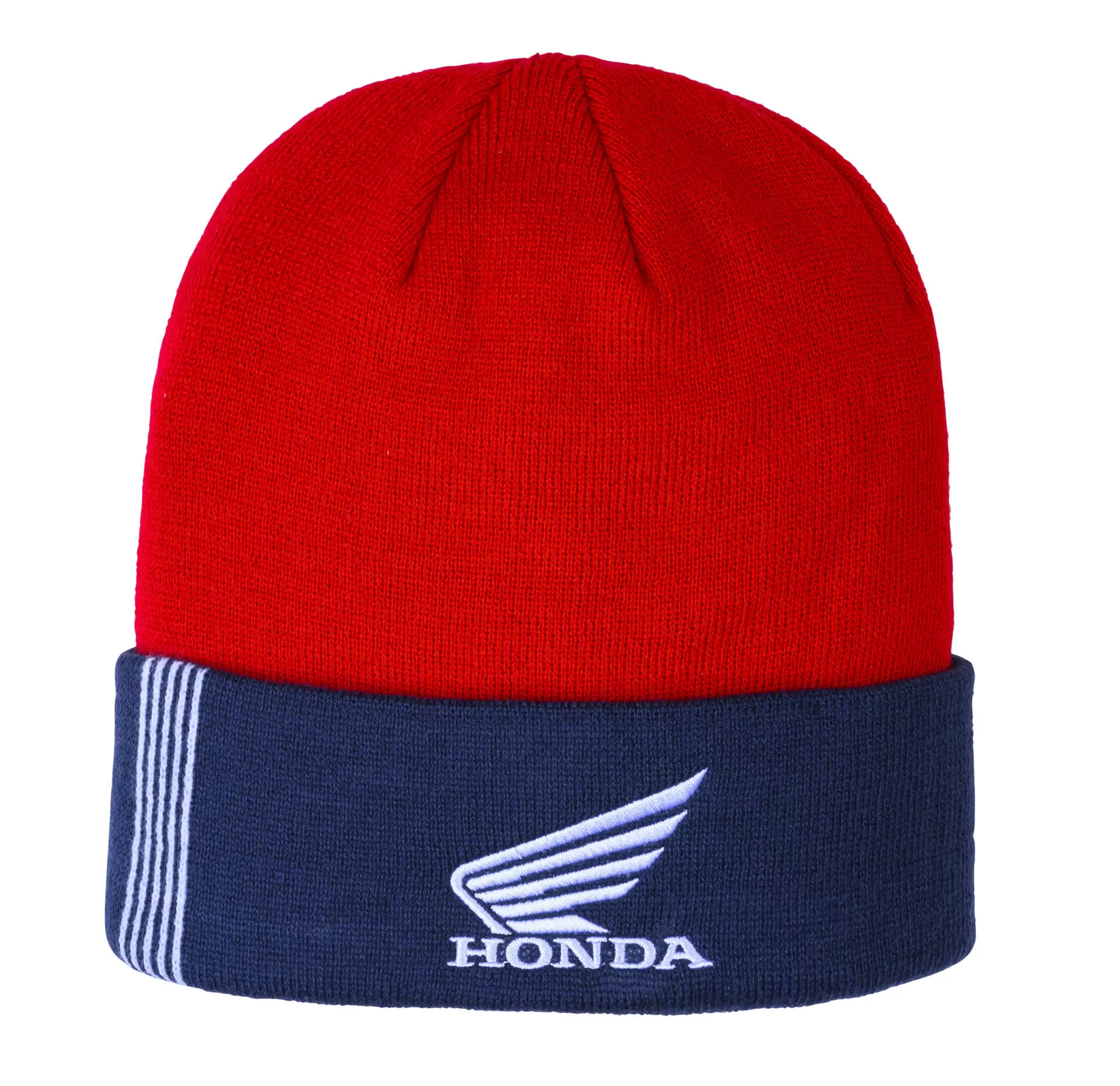 Honda Kenny kapa RACING 24 beanie volnena Rdeča/Modra/Bela