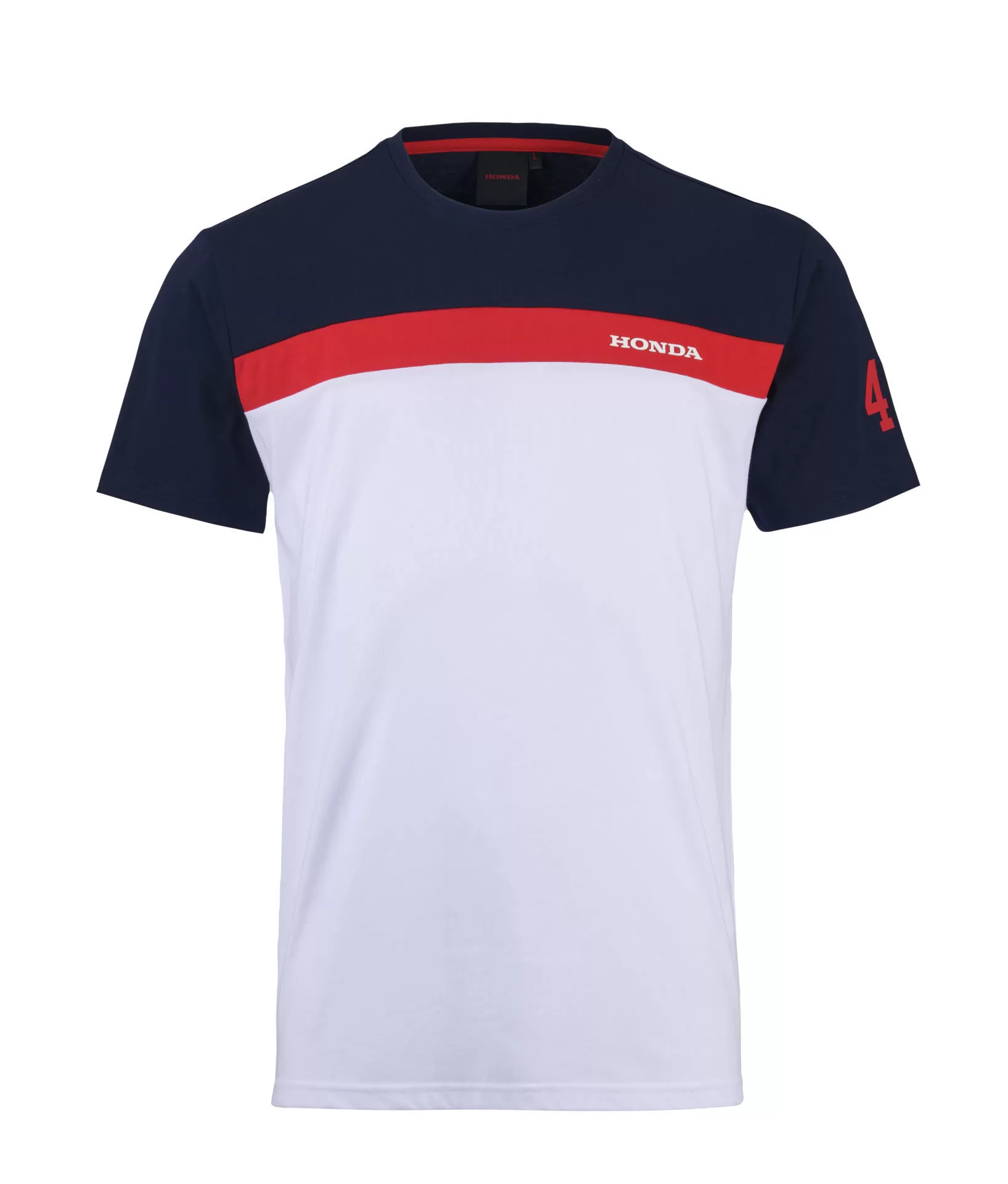 Honda Kenny m. T-Shirt College 25 Bela/Modra/Rdeča 2XL