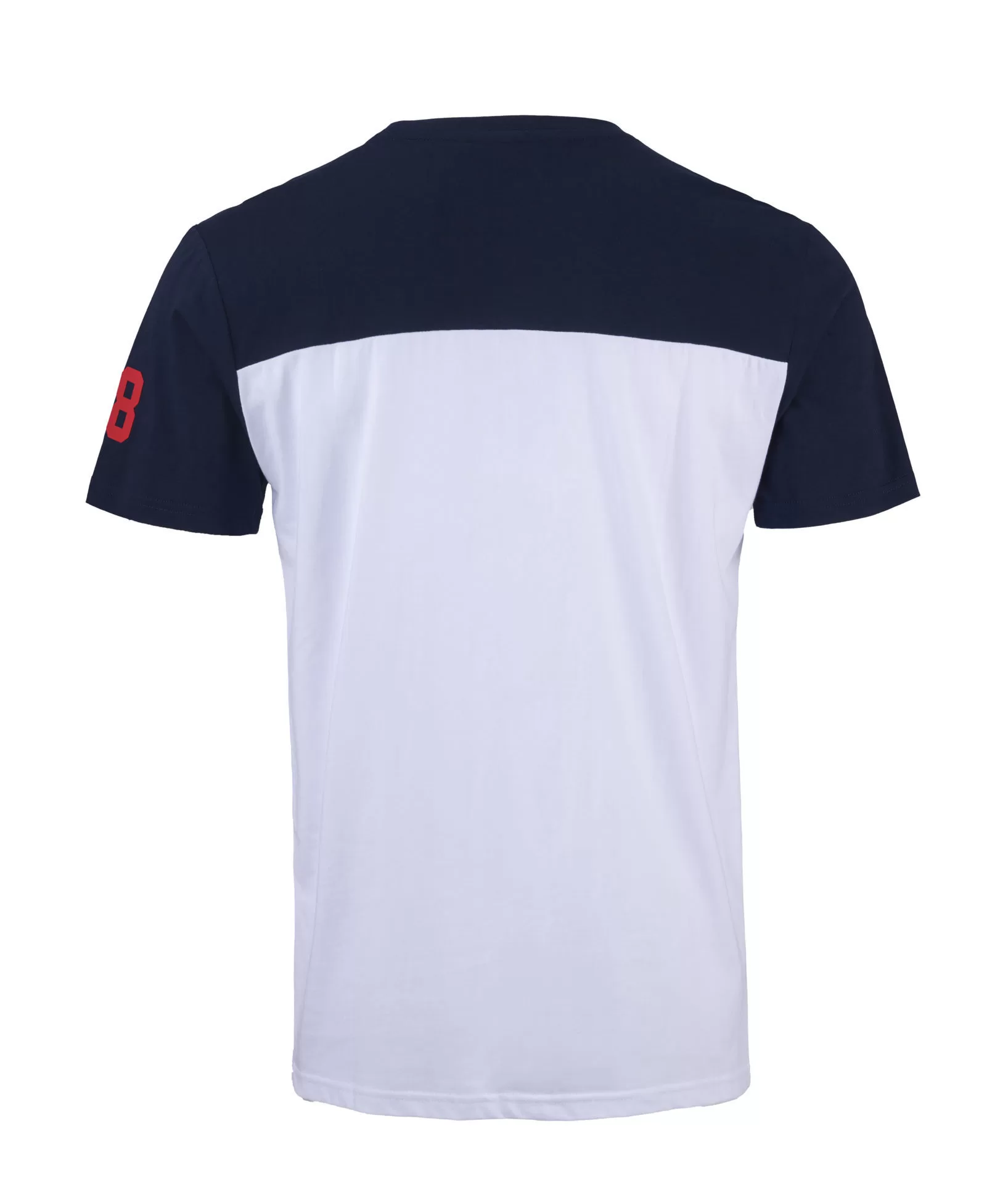 Honda Kenny m. T-Shirt College 25 Bela/Modra/Rdeča L