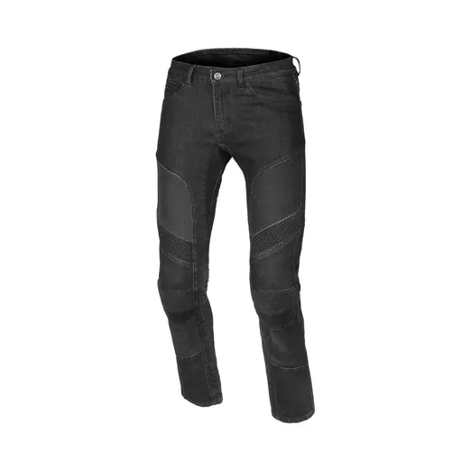 Macna m. motoristične hlače LIVITY Air Aramid-Single layer Črna/Aramid Siva 40