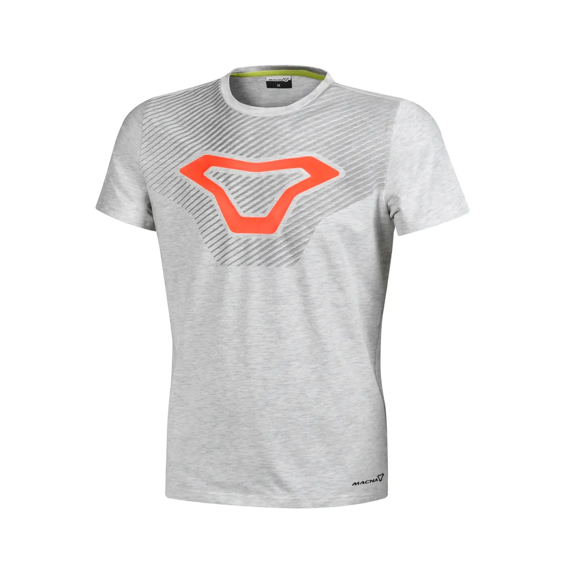 Macna m. T-Shirt LOGO Siva/Oranžna 3XL