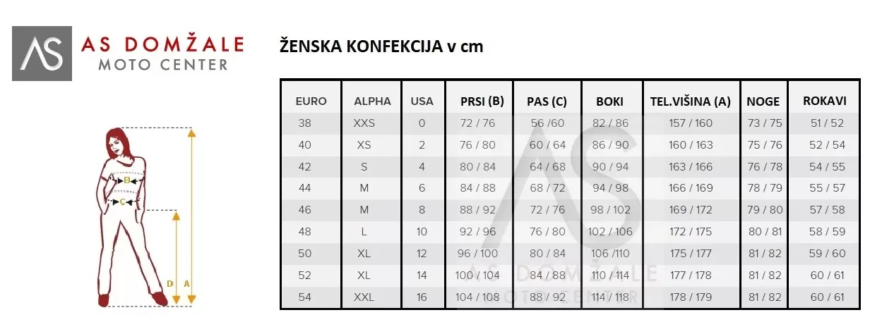 Dainese ženske usnjene motoristične hlače DELTA 4