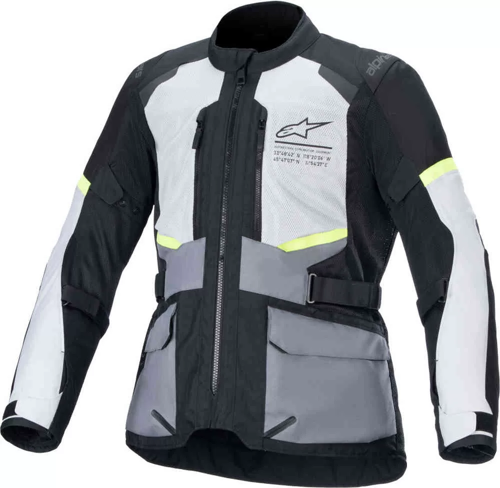 Alpinestars m. motoristična jakna ANDES AIR Drystar Siva/Črna/Rumena 3XL