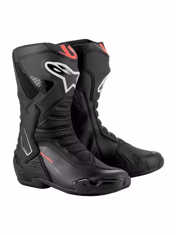Alpinestars m. motoristični škornji SMX-6 V3 Črna/Rdeča Fluo 47