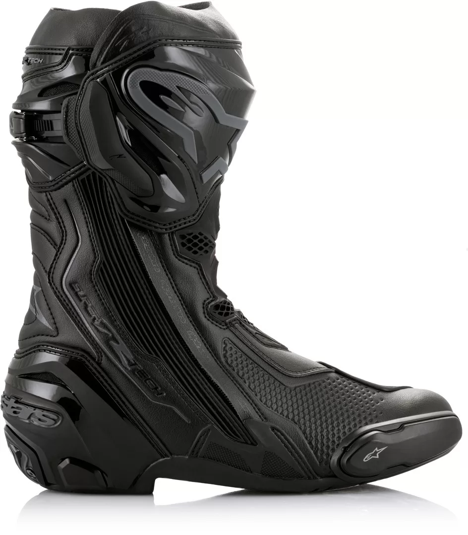 Alpinestars m. motoristični škornji SUPERTECH R Črna/Črna 48