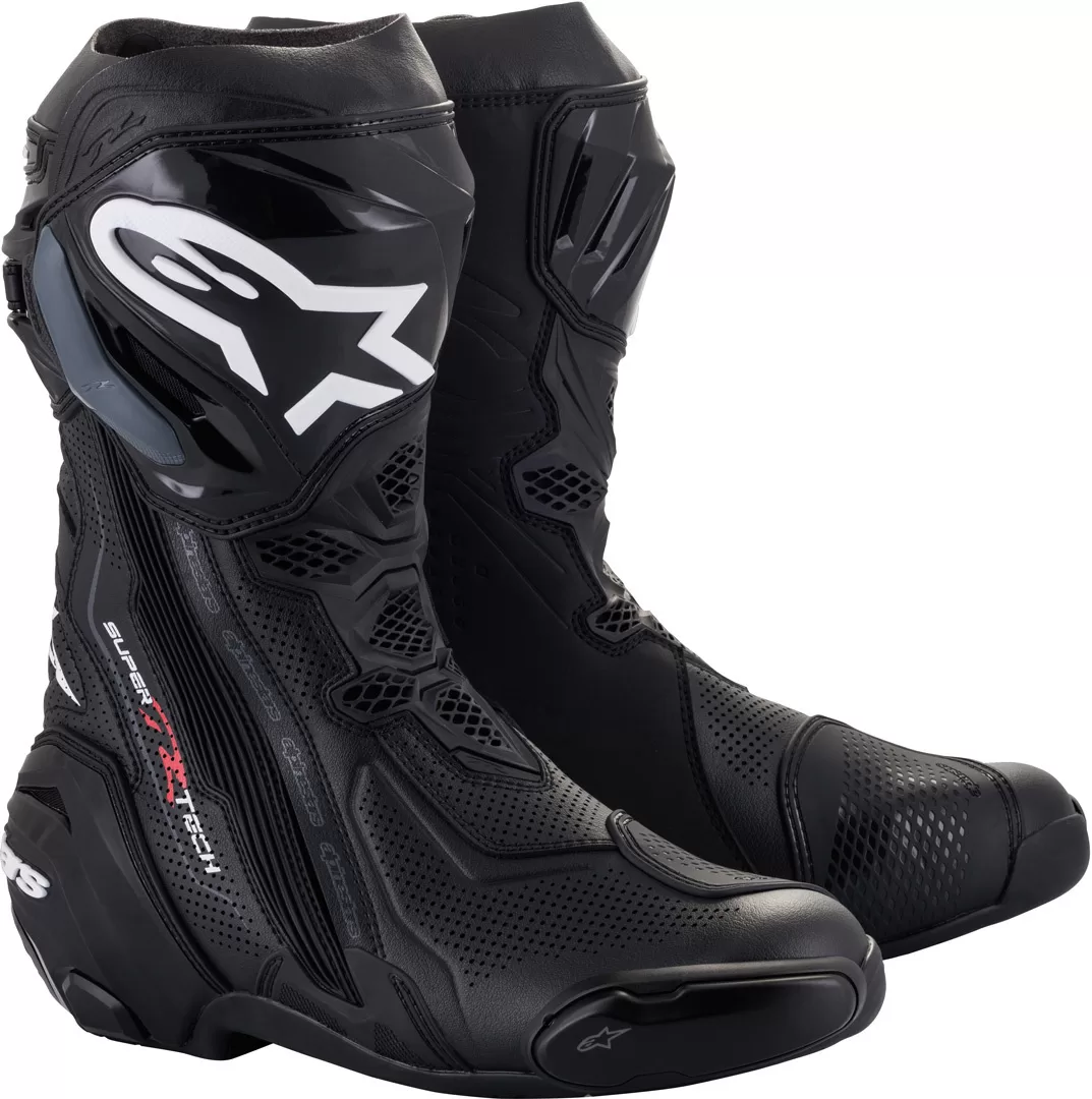 Alpinestars m. motoristični škornji SUPERTECH R perforirani Črna 39