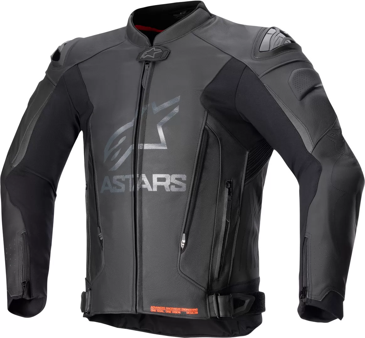 Alpinestars m. usnjena motoristična jakna GP-PLUS R V4 Črna/Črna 50